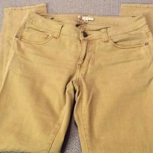 Cabi cotton yellow pants size 6